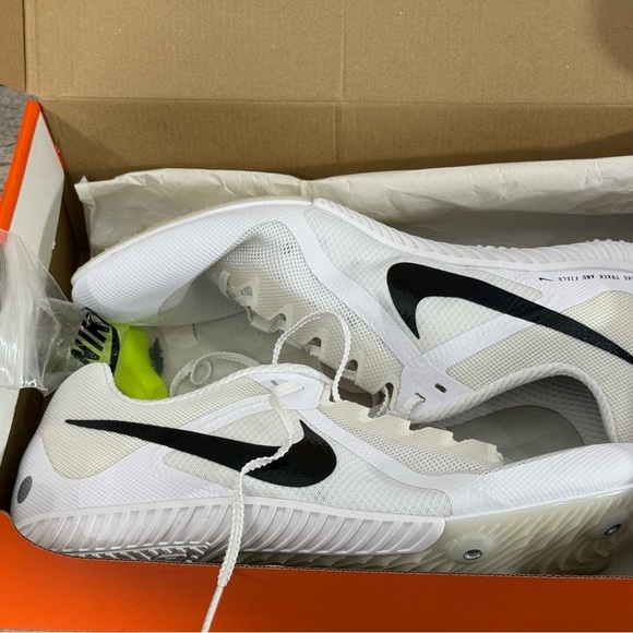 NEW Nike Zoom Rival Mutli Men 14 White Track & Field Shoes - Picture 13 of 14